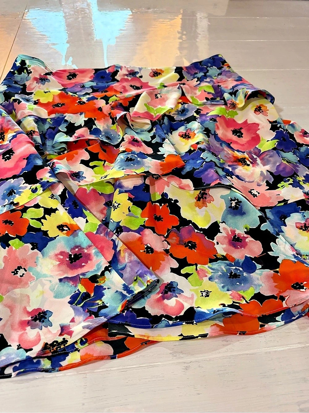 Ralph Lauren Floral Skirt in Multicolor Like New